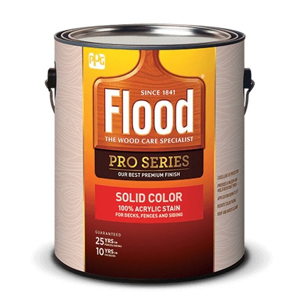 Sikkens Flood Pro Series Solid Satin Cedar Acrylic Wood Stain 1 gal FLD82301